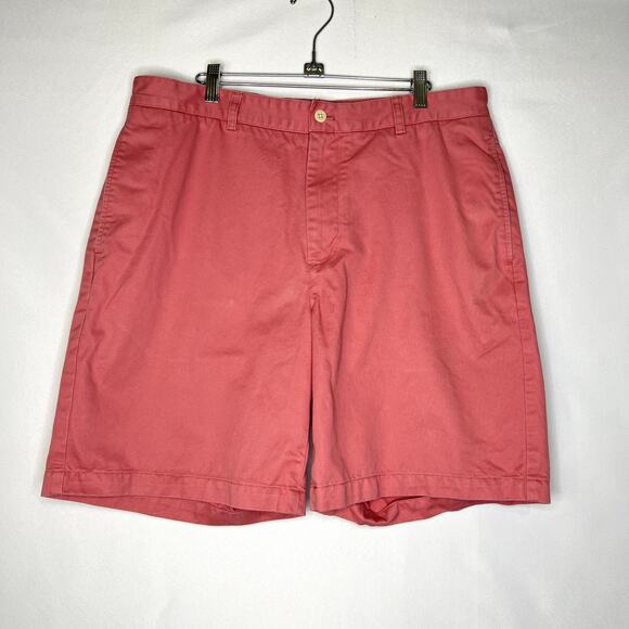 Vineyard Vines Breaker Shorts Mens Jetty Red 9 Inch Stretch Cotton Chino Size 36 - Picture 1 of 12